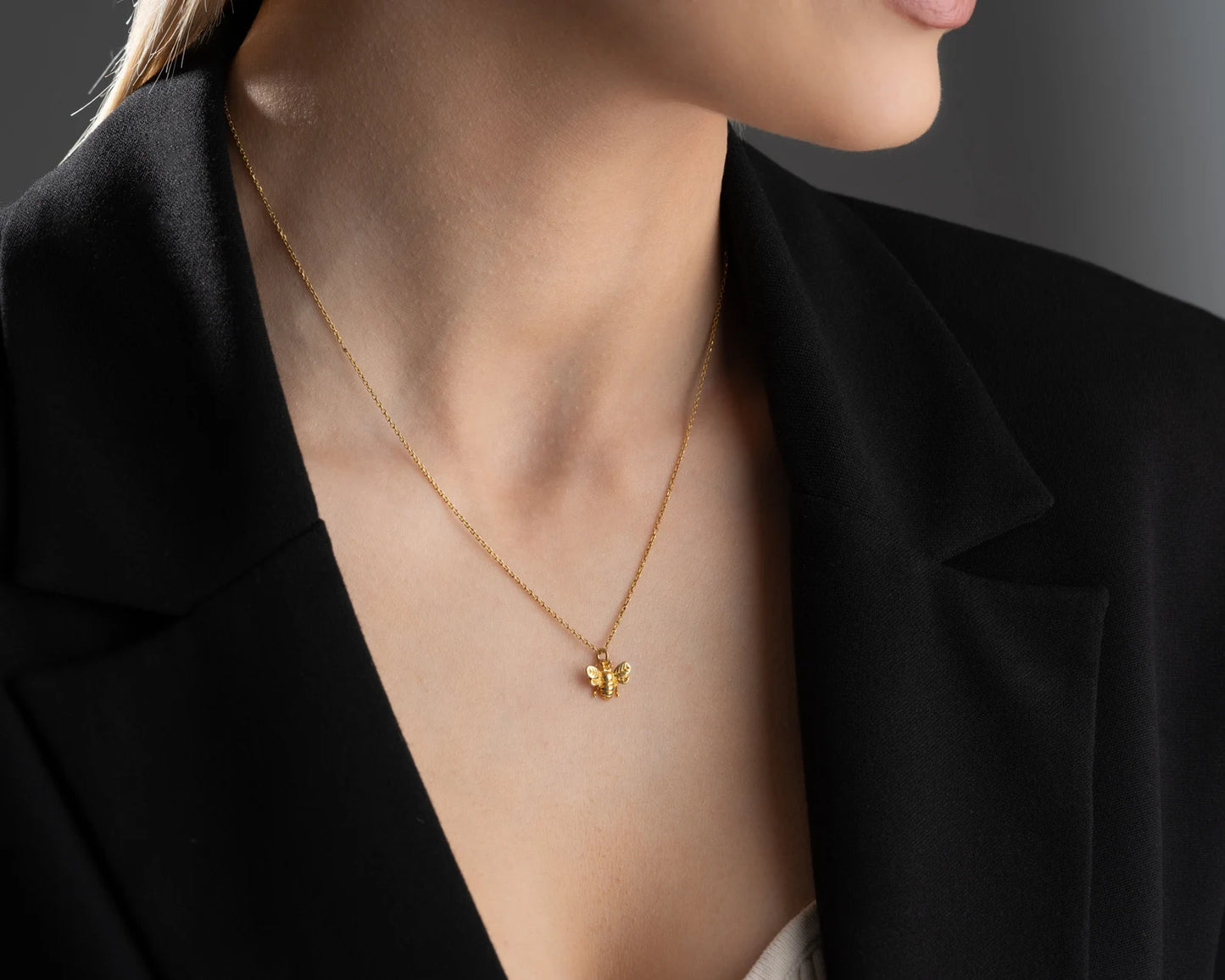 Apis Honey Bee Necklace