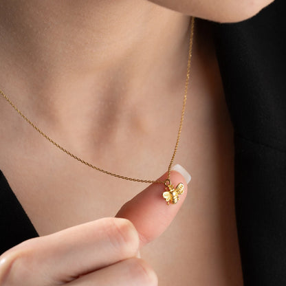 Apis Honey Bee Necklace