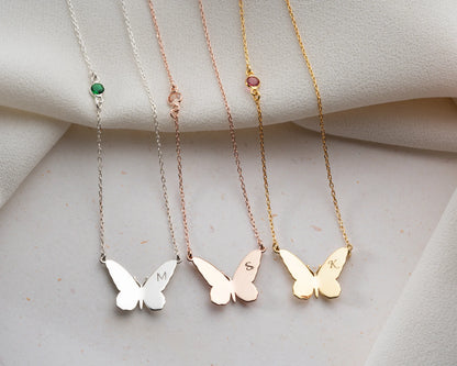 Mariposa Işıltı Kolye