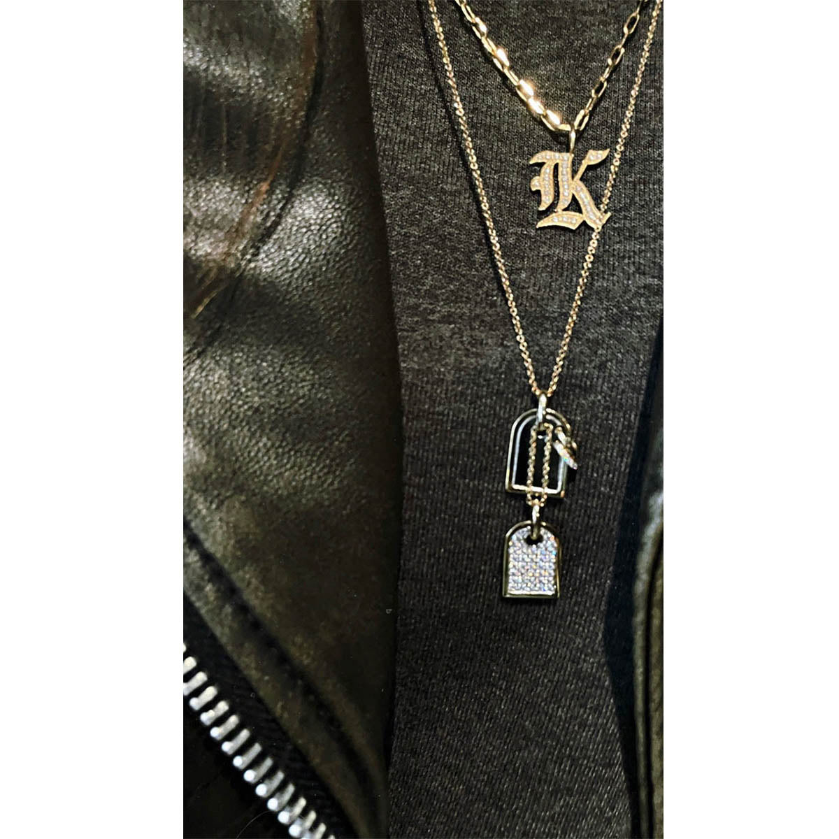 Pavé Locket Necklace 