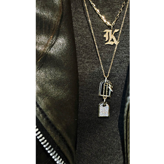 Pavé Locket Kolye
