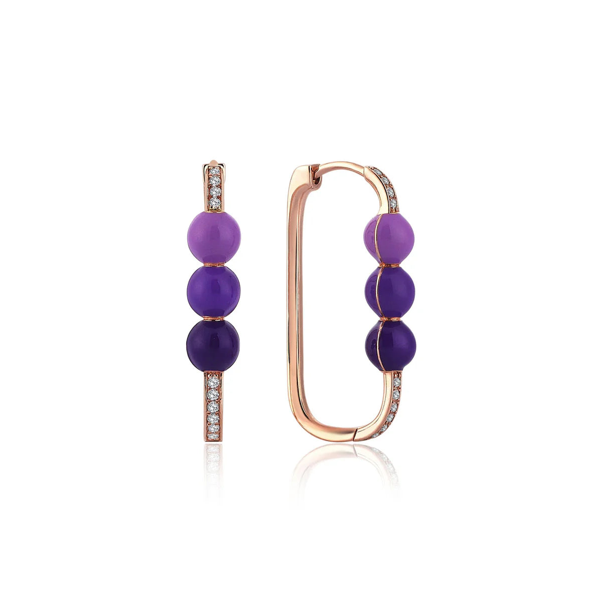 Orchidée Noire Küpe - MuffGem