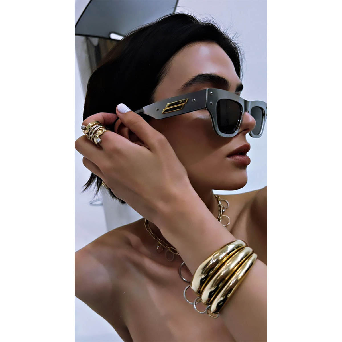 Gilded Loop Kelepçe - MuffGem