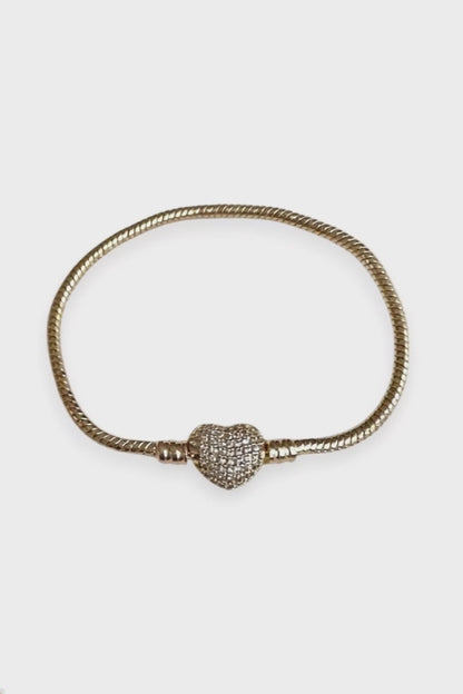 Charm of Love Gold Bracelet