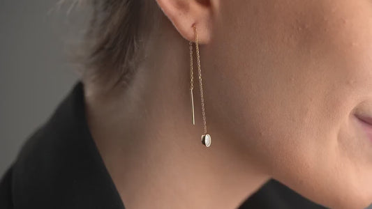 Ellisse Threader Earrings