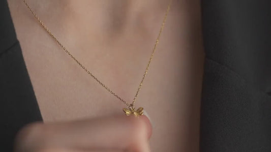 Apis Honey Bee Necklace