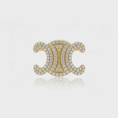 Pavé Atrium Broş (İthal Model)