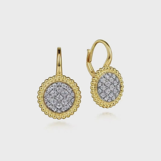 Серьги Soleil Pave