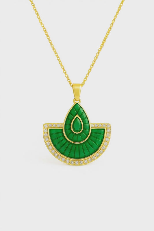 Green Arc Enchant Necklace
