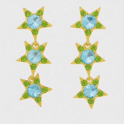 Étoile Lime Küpe