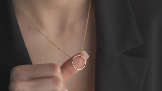 Lunara Circle Necklace