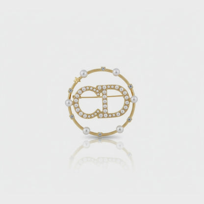 Aster Pearl Broş (İthal Kutulu Model)