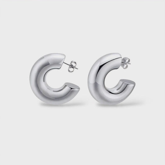 Crescent Argenté Earrings