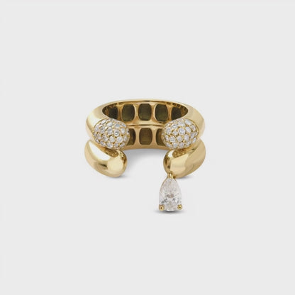 Pear Gleam Ring