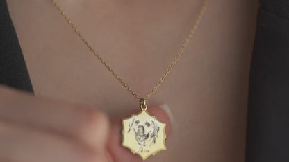 PetEcho Portrait Necklace