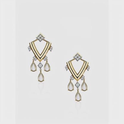 Moonstone Earring