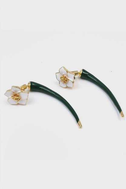 Camélia Courbé Earrings