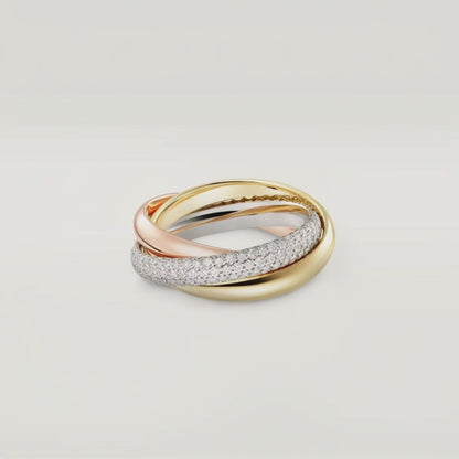 Infinity Trio Yüzük (İthal Kutulu Model)