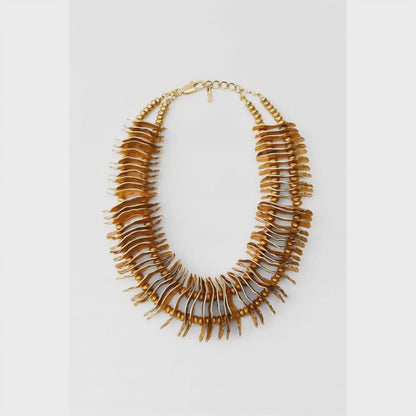 Golden Ripple Necklace 