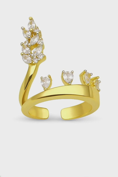 Crystal Fern Yüzük