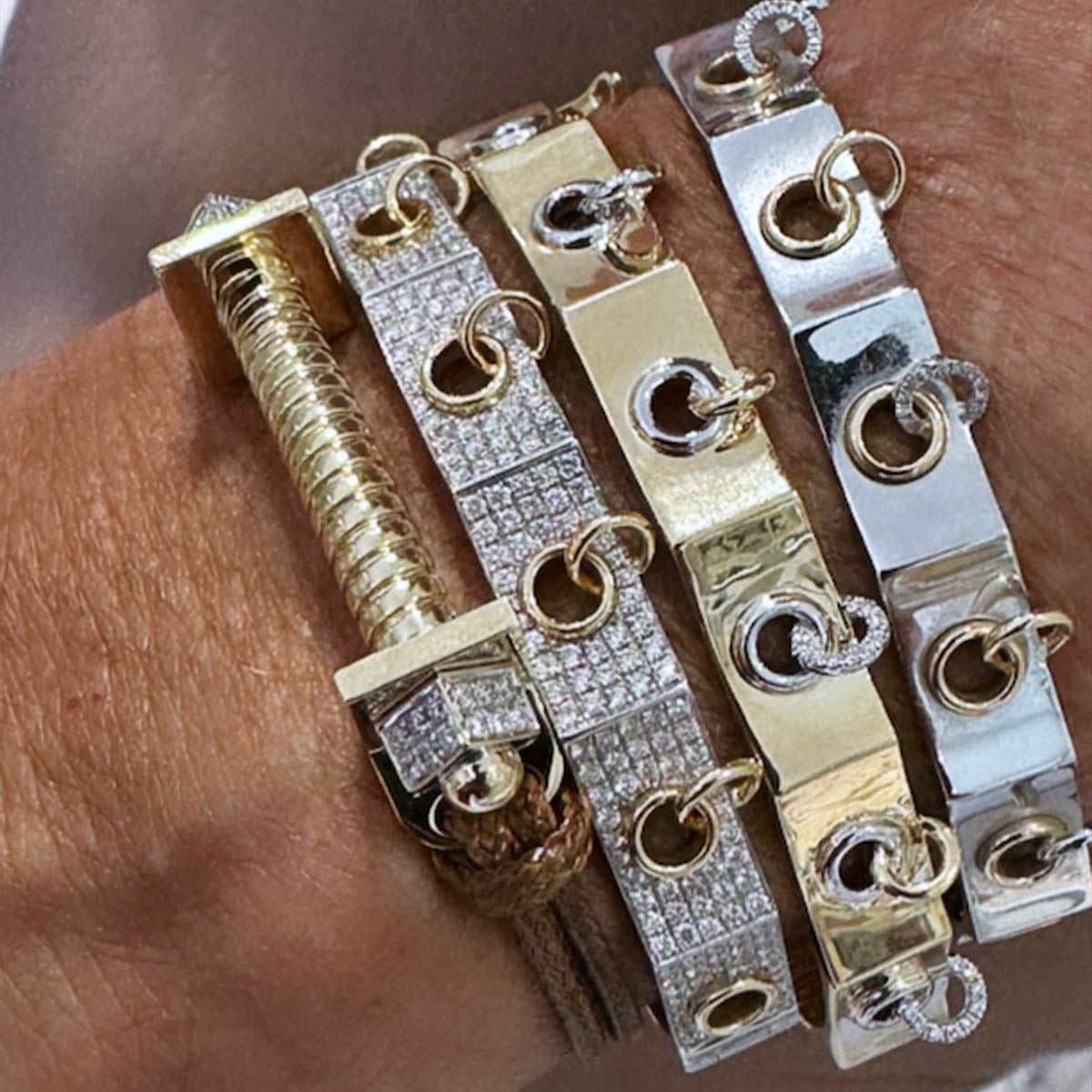 The Linear Cord Bracelet